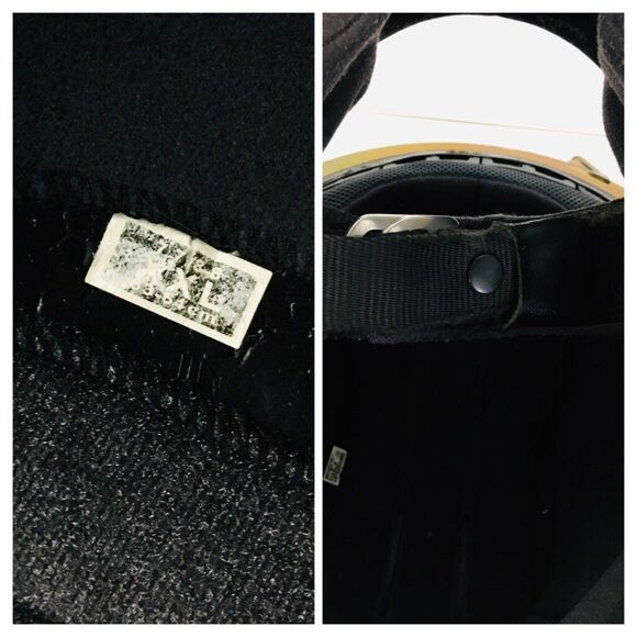 Yellow Iridescent 63-64CM XX-Large 7 7/8-8" Full Face Moto Helmet SHOEI RF-1100 - Picture 12 of 12